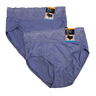 Bali Passion for Comfort Brief Panty L 7 LARGE DFPC61 NWT 2 PACK - Image 1 of 3