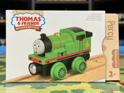 PERCY - Thomas & Friends trem de brinquedo ferroviário de madeira empurre ao longo do motor NOVO NA CAIXA 2022 - Imagem 1 de 3