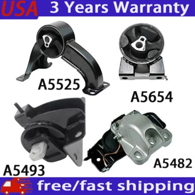 4 piezas de montaje de motor para Dodge Grand Caravan 2008-2010 4,0 L A5482 A5493 A5525 A5654 Foto 1 de 4