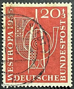 Germany, Fed Rep, Semi Post 1955, For Philately, Used, Scott B343, Michel 218 - Picture 1 of 2