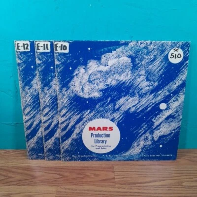 Lot Of 3 Sound Effects Records LPs Mars Production Library For Programming/Sales - Image 1 of 4