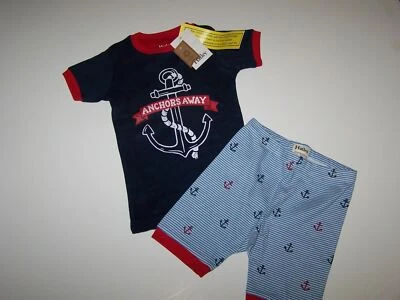 Pijama Hatley Boutique Niños Anclas Away Orgánico Pijama Conjunto de 2 Piezas Talla 6 Nuevo con Etiquetas Foto 1 de 2