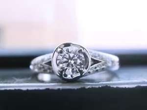BVLGARI INCONTRO D'AMORE PLATIN VVS1/E DIAMANT VERLOBUNGSRING GRÖSSE 5 - Bild 1 von 19