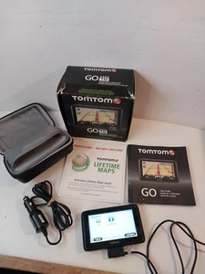 TomTom GO 2405T Car GPS System 4.3" USA/Canada/Mexico Maps LIFETIME TRAFFIC - Picture 1 of 17