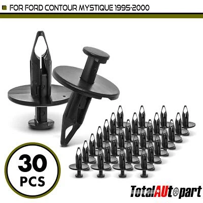 30x Clips de retención de parachoques delantero para Ford Mystique Contour 7,94 mm Nylon tipo empuje Foto 1 de 4