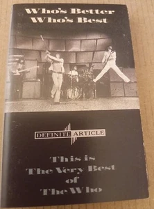 The Who : Who's Better, Who's Best : Vintage Tape Cassette Album - Picture 1 of 7