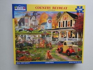 White Mountain 1000 piece puzzle, "Country Retreat"