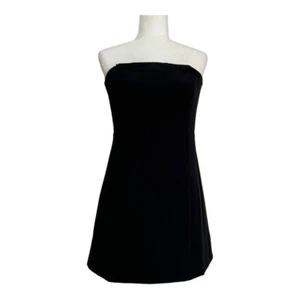 Nuevo con etiquetas $79 GAP Mini Vestido Negro Ajustado Sin Mangas Talla 8 - Imagen 1 de 7
