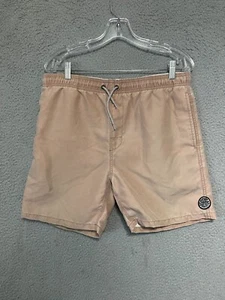 Rip Curl Mens Swim Trunks Pink Size Medium Drawstring Elastic Waist Adult - Picture 1 of 5