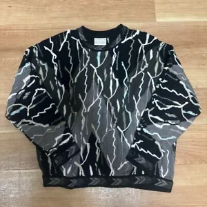 COOGI sweater 3D knit 100% Cotton Men's US M Multicolor Body width 62 cm - Picture 1 of 4