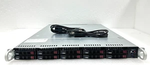Supermicro CSE-116 1U Server x2 Intel E5-2603V4 1.70GHz, RAM 16GB DDR4, X10SRW-F - Picture 1 of 21