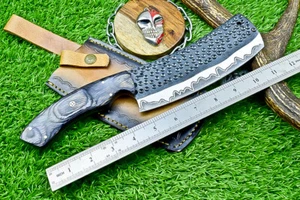 Custom Made High Carbon Steel Chopper Knife - Profi Metzgermesser SN-2515 - Bild 1 von 10