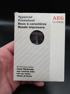 AEG Olympia Typenrad 820 10 766 01 ✅unbenutzt✅ - Picture 1 of 4