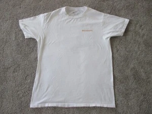 Columbia Sportswear Mens White Short Sleeve T Shirt, Med, Pacific Trail Off Road - Picture 1 of 8