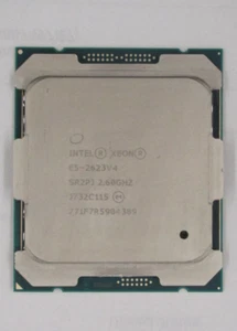 Intel Xeon E5-2623V4 Quad Core 10MB Cache 2.60Ghz LGA 2011 CPU P/N: SR2PJ Tested - Picture 1 of 2