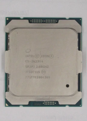 Intel Xeon E5-2623V4 cuatro núcleos 10 MB de caché 2,60 GHz LGA 2011 CPU P/N: SR2PJ probado Foto 1 de 2