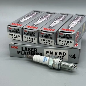 NGK LASER PLATINUM Platinum Spark Plugs PMR9B 4717 Set of 4 - Picture 1 of 1