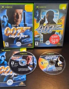 James Bond 007: Agent Under Fire & Nightfire Bundle (Microsoft Xbox) Lot of 2 - Picture 1 of 4