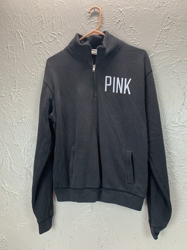 UNDERCOVER Felpa Victorias Secret Love rosa full zip nera taglia S