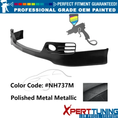 For 06-08 Acura TSX EURO-R Style Painted #NH737M Front Lip Lower Chin Spoiler PU Foto 1 de 4