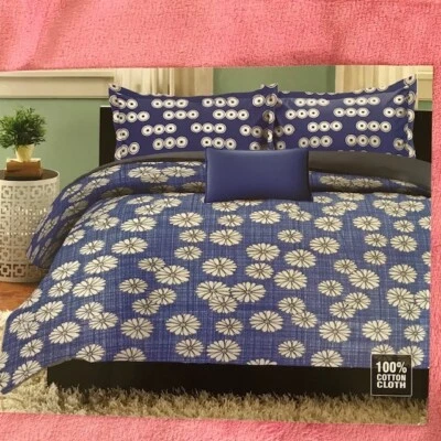 Sábana bajera de algodón de diseño de 3 piezas con fundas de almohada 1 sábana plana + 2 fundas de almohada Foto 1 de 3