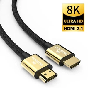 Cable MOSHOU HDMI 2.1 8K 60HZ 4K 120HZ 48GBPS ARC HDR Video para PS4 PS5 RTX3080 - Imagen 1 de 12