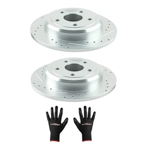 Rear Drilled&Slotted Brake Rotor for Dodge Durango/Jeep Grand Cherokee 2011-20 - Picture 1 of 11