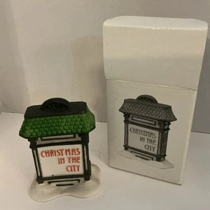Dept. 56 Christmas In The City Sign - Picture 1 of 4