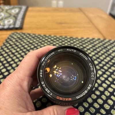 HOYA zoom automático 20-80mm macro 1:35-4.5 CPC CCT - Imagem 1 de 4