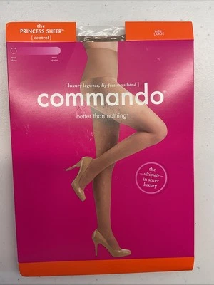 Pantimedias Commando the Princess Sheer Control Top HCPT01 Talla L ultra transparentes Foto 1 de 4