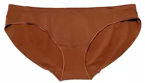 large - NWT Victoria's Secret brown nylon bikini panty (d171) - Picture 1 of 2