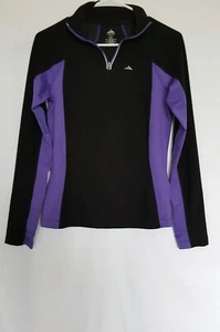 CASCADE SPORT Jacket Women's Size S Running Half Zip Black/Purple Pullover - Picture 1 of 7