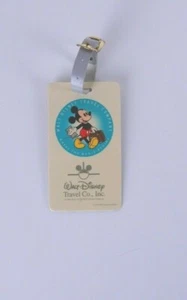 Walt Disney Travel Co. Inc. Mickey Mouse Travel Luggage Bag Tag - Picture 1 of 4