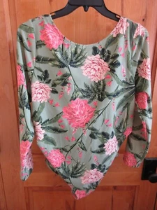AGUA BENDITA M NWT ONE PIECE SWIMSUIT W/SLEEVES TARGET DESIGNER'S COLLECTION - Picture 1 of 6