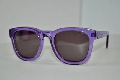 Gafas de sol Wildfox clásicas zorro translúcidas púrpura gris grueso ojo de gato para mujer Foto 1 de 4