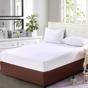 Luxury Waterproof Brushed Cotton Mattress Protector, Superking 180x200x32cms, - Picture 1 of 6