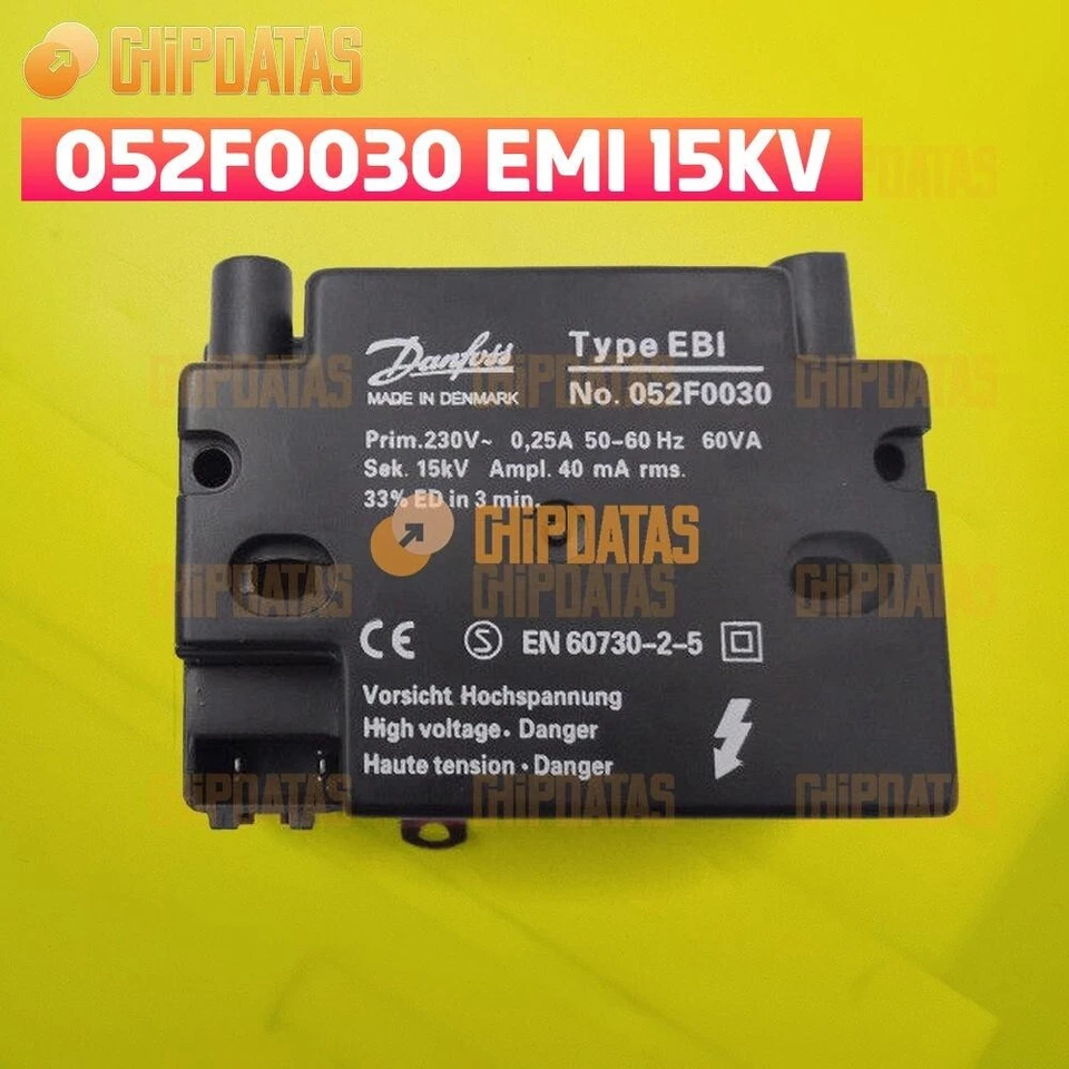NEW EBI 052F0030 15kV Danfoss Electronic Ignition Transformer Burner Component - Image 1 of 1