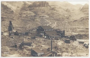 1910 Oatman, Arizona - ECHTFOTO Tom Reed Mine & Hotel - Vintage Postkarte - Bild 1 von 2