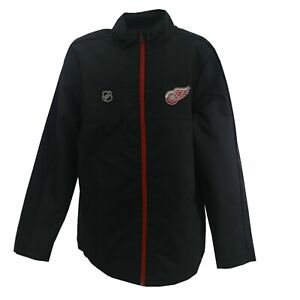 Detroit Red Wings Official NHL Youth Kids Size Windbreaker Jacket Full Zip New