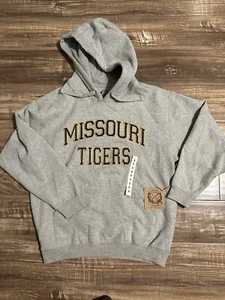 Missouri Tigers University Hoodie Adult Size S Heathered Gray Pullover - Picture 1 of 6