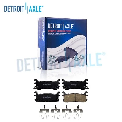 Rear Ceramic Brake Pads Set for Ford Escort Mazda Miata Protege Mercury Tracer - Image 1 of 4