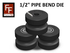 TR60 Tube Roller Dies, 1/2" Round Pipe (0.84" OD) for TR-60 Bender, Full Set - Picture 1 of 5