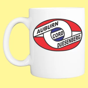 VINTAGE COFFEE MUG: AUBURN CORD DUSENBERG     11 -15 oz - Picture 1 of 4
