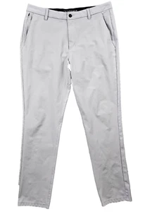 7 Diamonds Infinity Pants Mens 34x30 Gray Slim Fit Golf Preppy Work Casual - Picture 1 of 16