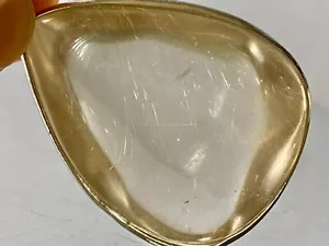 36 mm 19,84 g "Venushaar" ~ Golden RUTILQUARZ Sterlingsilber Anhänger O1393 - Bild 1 von 9