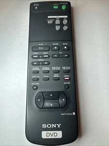 Original Sony RMT-D100A DVD Remote Control - Tested - Working - Free Shipping - Picture 1 of 4