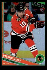 2013-14 O-Pee-Chee Black Rainbow Patrick Sharp 054/100 Chicago Blackhawks #322