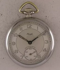 WW2 Military Kienzle German Pocket Watch Perfect Fully Serviced - Picture 1 of 3