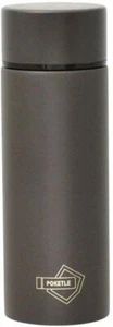 POKETLE Bottle S 120ml Charcoal Gray dw57303 Mug Mini Water Bottle from Japan - Picture 1 of 1