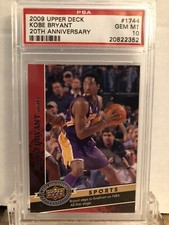 2009 Upper Deck 20th Anniversary Kobe Bryant PSA 10 - Pop 1